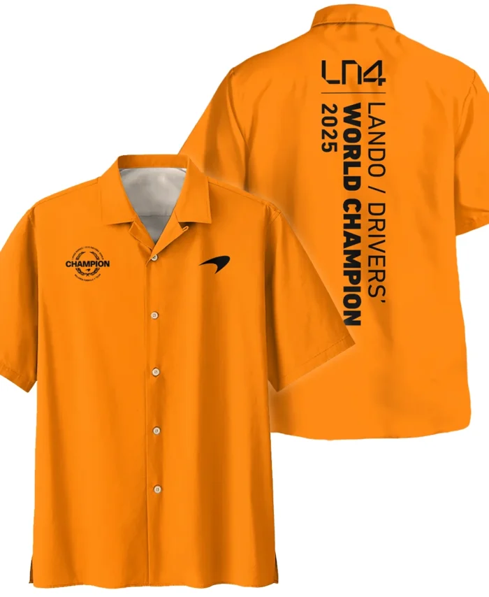 Lando Norris 2025 Drivers’ World Champion McLaren F1 Team Hawaiian Shirt BLVALN051225A4HW
