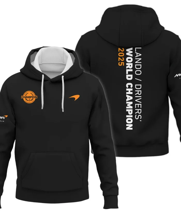 Lando Norris 2025 Drivers’ World Champion McLaren F1 Team Hoodie BLVALN051225A3HD