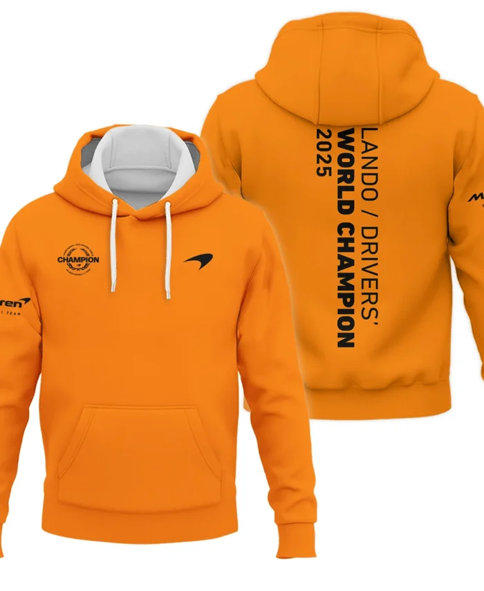 Lando Norris 2025 Drivers’ World Champion McLaren F1 Team Hoodie BLVALN051225A4HD