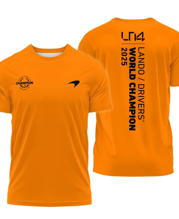 Lando Norris 2025 Drivers’ World Champion McLaren F1 Team T-Shirt BLVALN051225A4TS