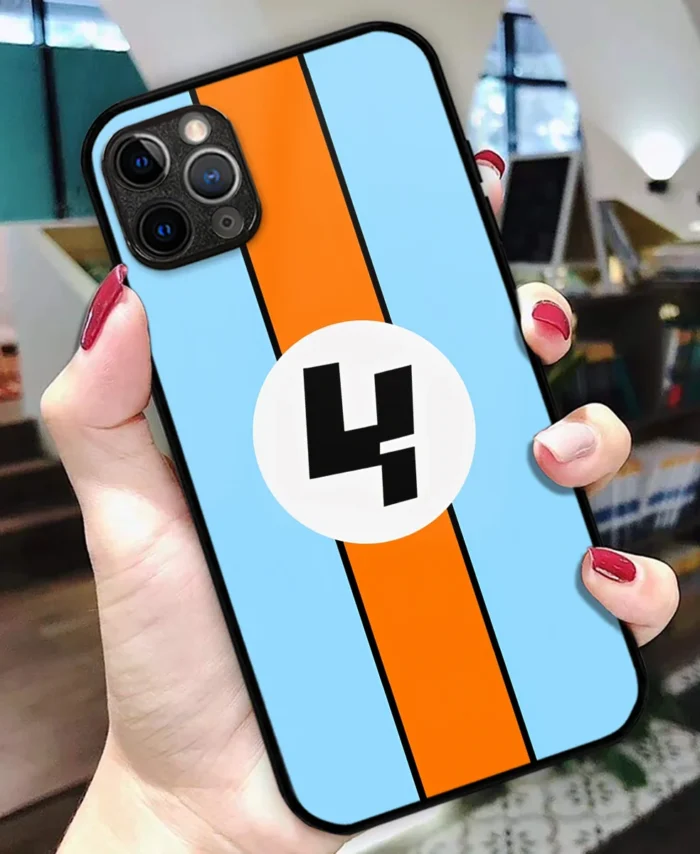 Lando Norris 4 McLaren F1 Team Phone Case - Dustproof, Scratch & Shock Resistant - BLMCL2625A5NR