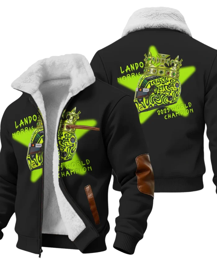 Lando Norris Crown World Champion Fleece Jacket BLVALN051225A6FJ