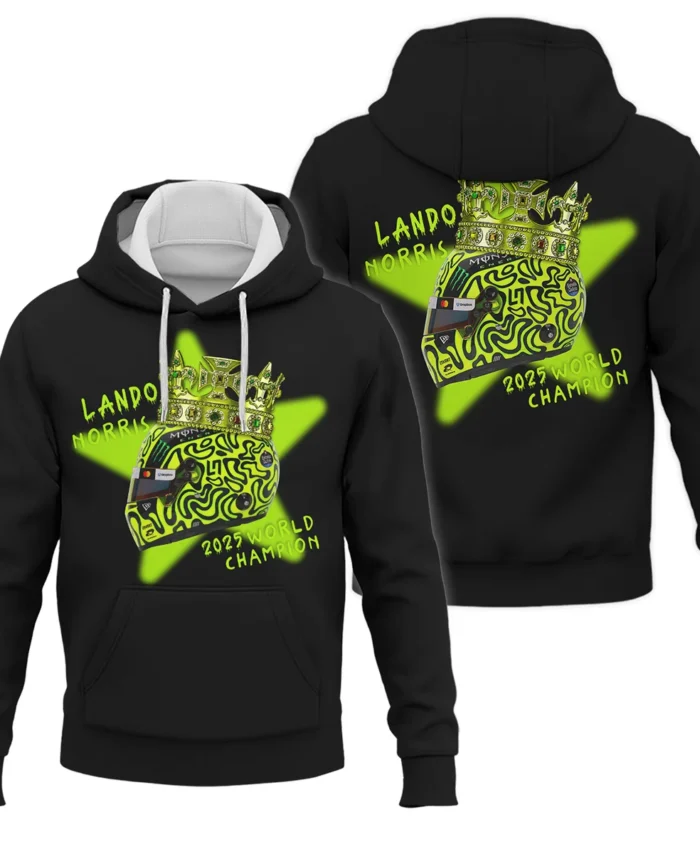 Lando Norris Crown World Champion Hoodie BLVALN051225A6HD
