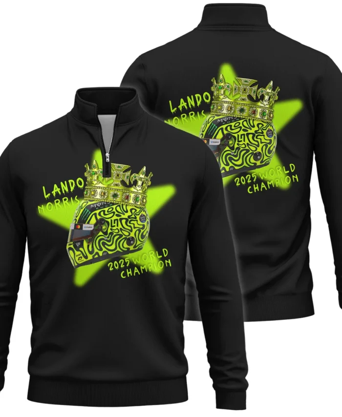 Lando Norris Crown World Champion Quarter-Zip Sweatshirt BLVALN051225A6QZS