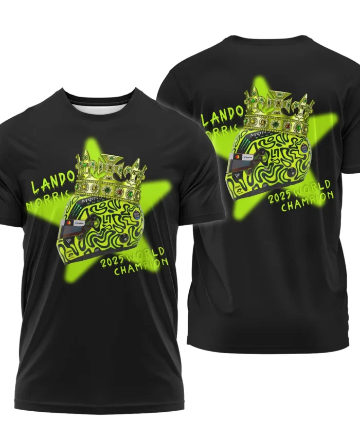 Lando Norris Crown World Champion T-Shirt BLVALN051225A6TS
