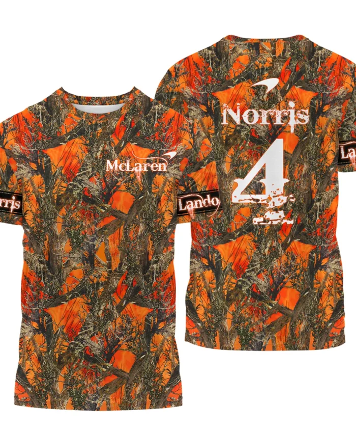 Lando Norris Hunting Camo McLaren F1 T-Shirt BLNR2825A1TS