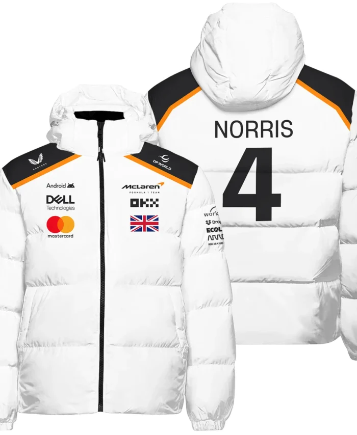 Lando Norris LN4 McLaren F1 Exclusive Down & Puffer Jackets BLF19625A1HCJ