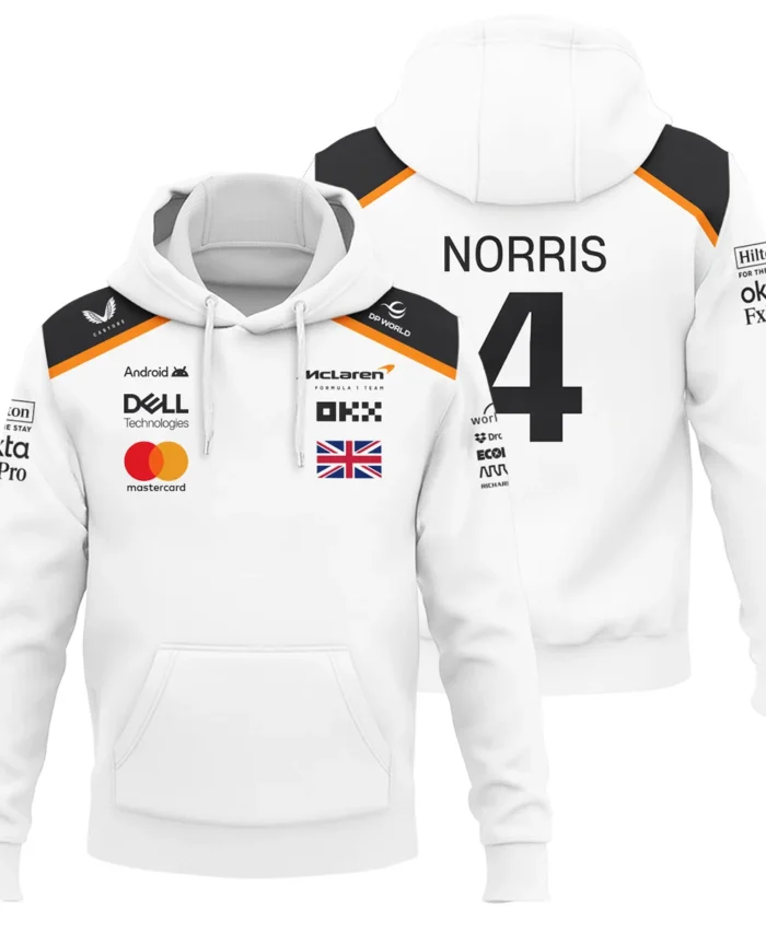 Lando Norris LN4 McLaren F1 Exclusive Hoodie BLF19625A1HD