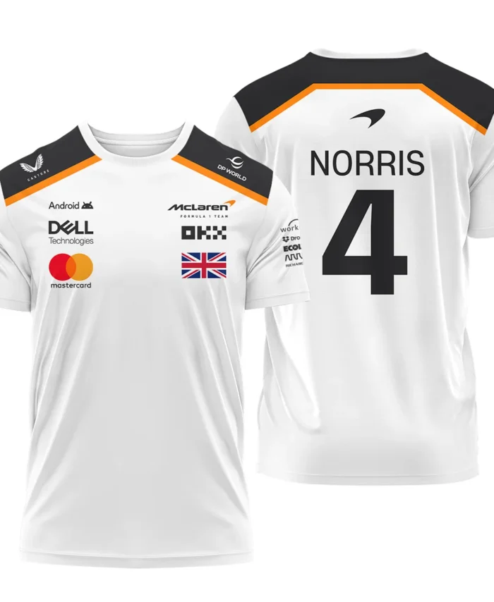 Lando Norris LN4 McLaren F1 Exclusive T-Shirt BLF19625A1TS