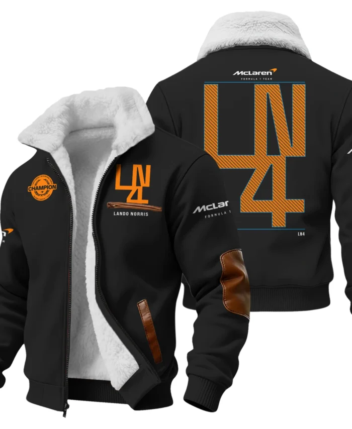 Lando Norris LN4 World Champion McLaren F1 Team Fleece Jacket BLVALN051225A8FJ