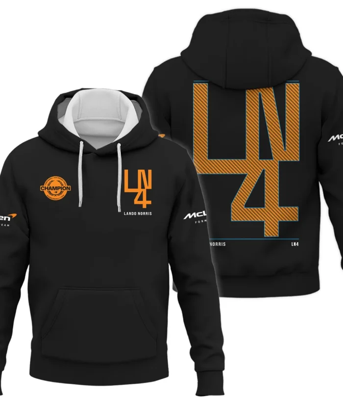 Lando Norris LN4 World Champion McLaren F1 Team Hoodie BLVALN051225A8HD