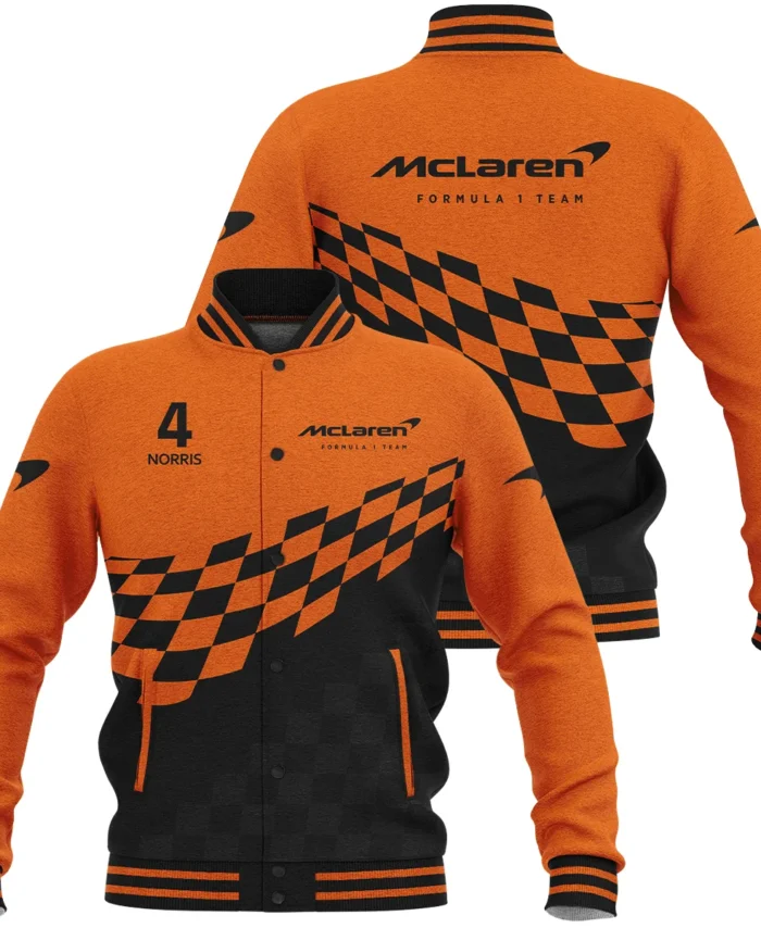 Lando Norris McLaren F1 Baseball Jacket BLMCL10425A1BJ