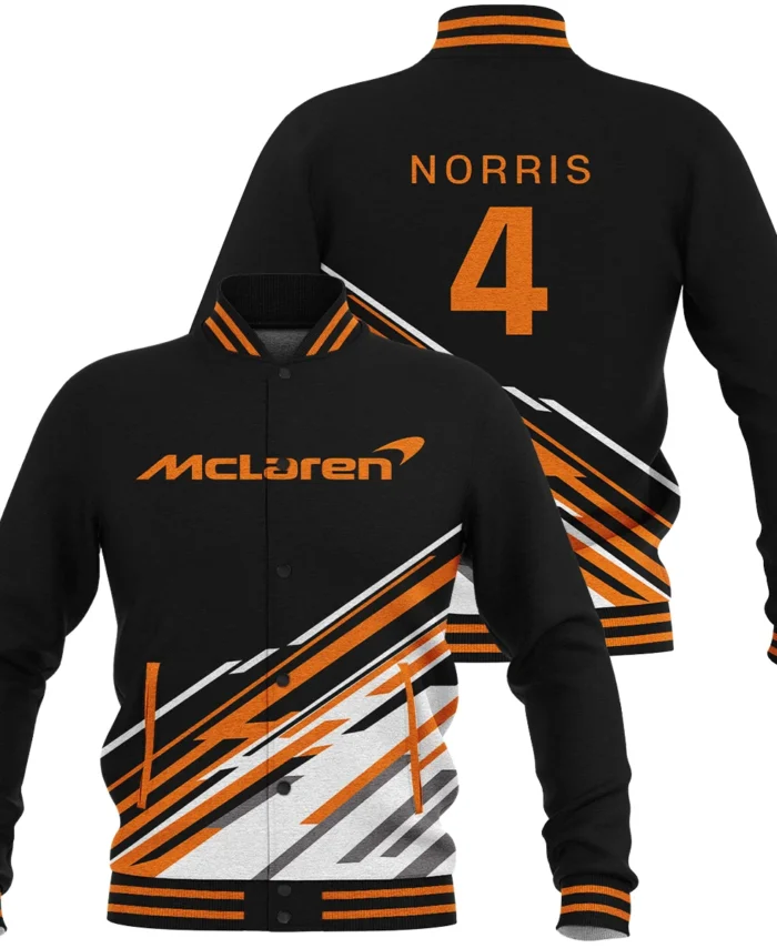 Lando Norris McLaren F1 Baseball Jacket BLMCL10425A2BJ