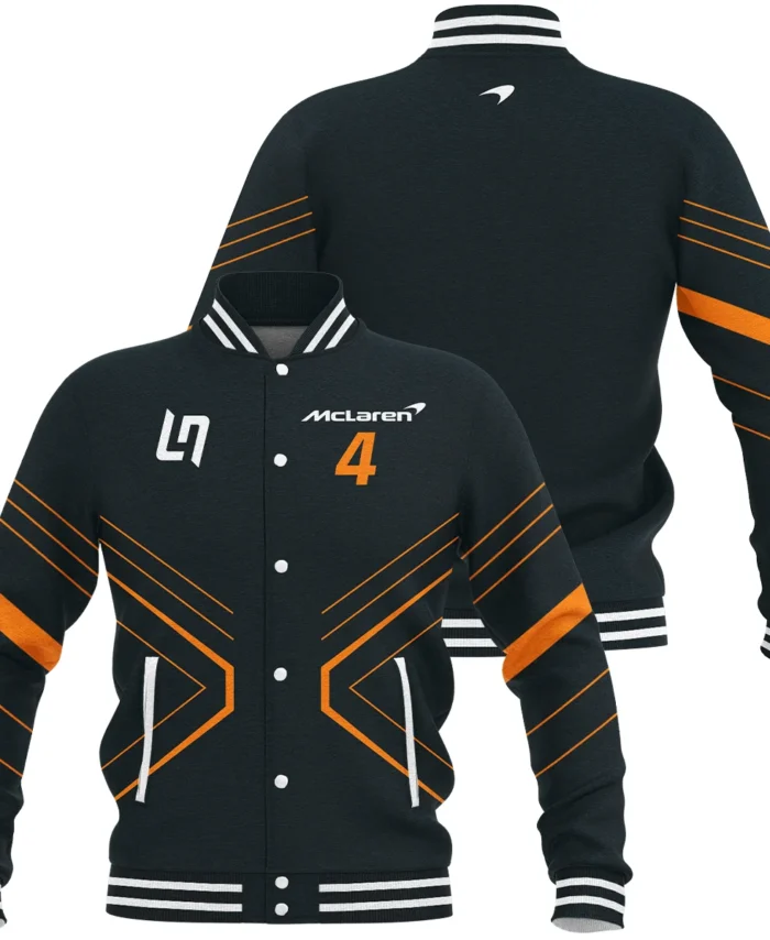 Lando Norris McLaren F1 Baseball Jacket BLMCL10425A3BJ