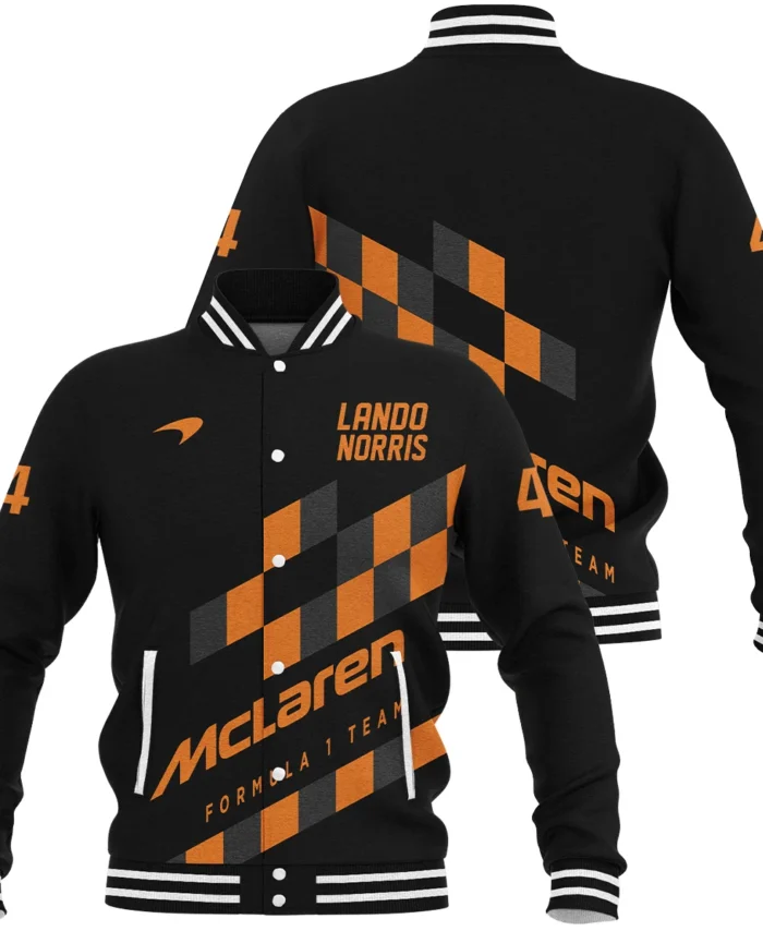 Lando Norris McLaren F1 Baseball Jacket BLMCL10425A6BJ