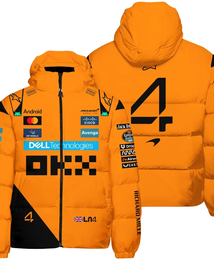 Lando Norris McLaren F1 Exclusive Down & Puffer Jackets BLF1180525A1HCJ