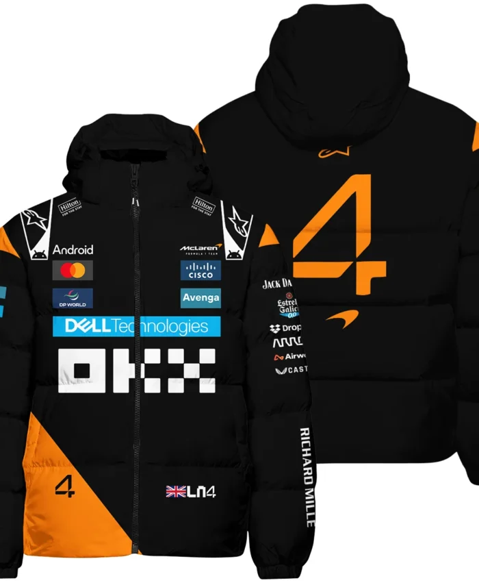 Lando Norris McLaren F1 Exclusive Down & Puffer Jackets BLF1180525A2HCJ