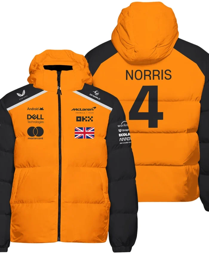 Lando Norris McLaren F1 Exclusive Down & Puffer Jackets BLF1290325A1HCJ