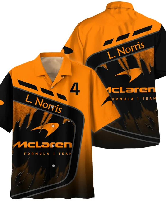 Lando Norris McLaren F1 Hawaiian Shirt All Over Prints BLMCL3425A1HW