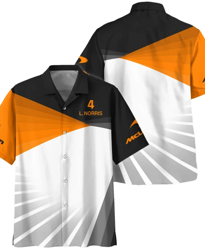 Lando Norris McLaren F1 Hawaiian Shirt All Over Prints BLMCL3425A3HW