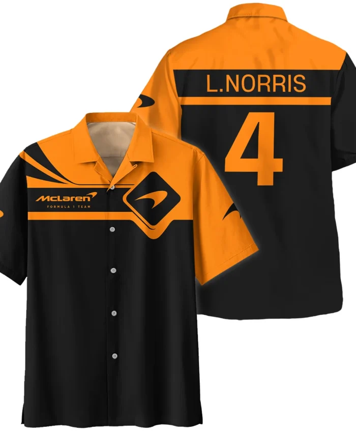 Lando Norris McLaren F1 Hawaiian Shirt All Over Prints BLMCL5525A1HW
