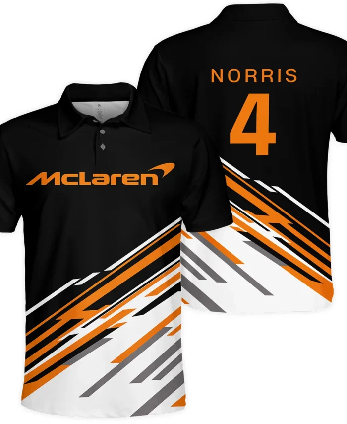 Lando Norris McLaren F1 Polo Shirt All Over Prints BLMCL10425A2PL