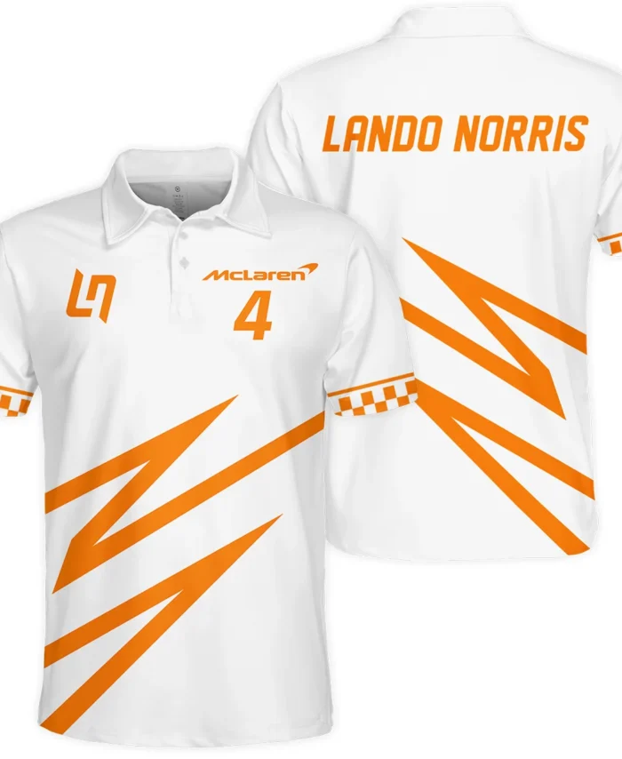 Lando Norris McLaren F1 Polo Shirt All Over Prints BLMCL10425A4PL