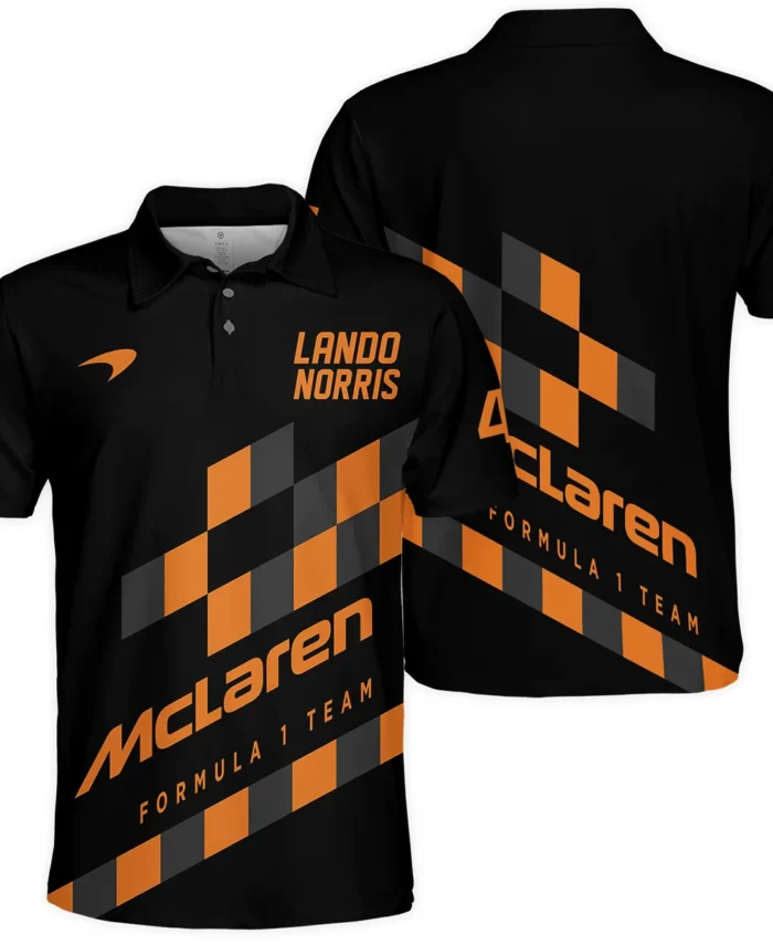 Lando Norris McLaren F1 Polo Shirt All Over Prints BLMCL10425A6PL