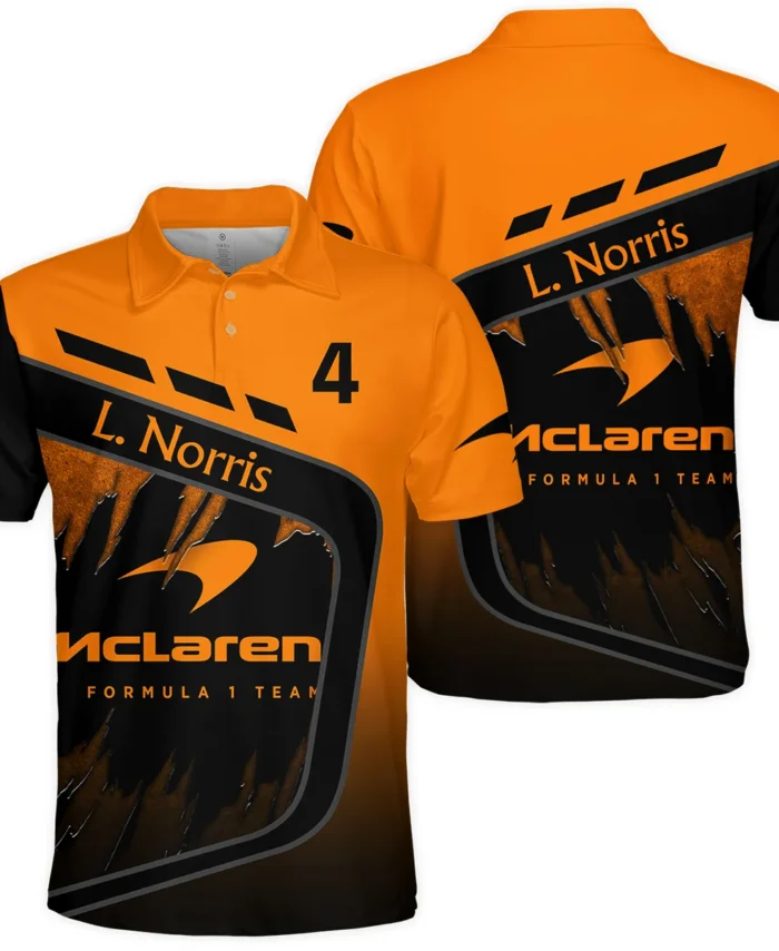 Lando Norris McLaren F1 Polo Shirt All Over Prints BLMCL3425A1PL
