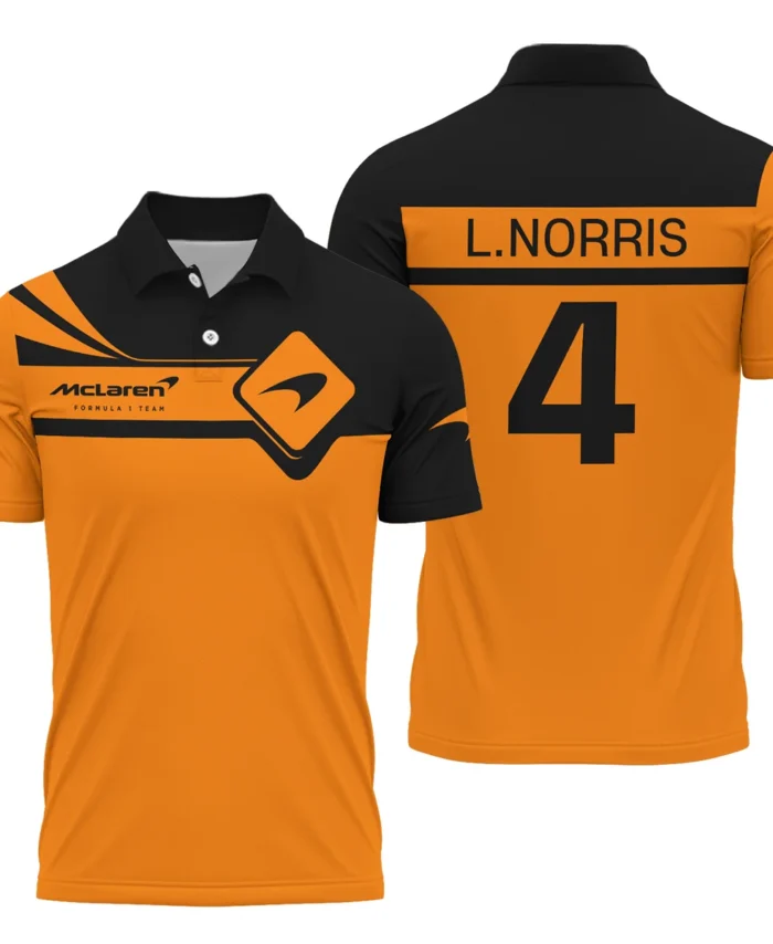 Lando Norris McLaren F1 Polo Shirt All Over Prints BLMCL5525A2PL