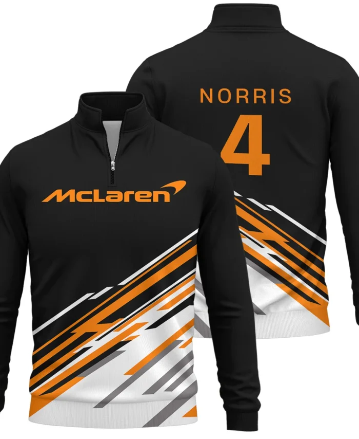Lando Norris McLaren F1 Quarter-Zip Sweatshirt All Over Prints BLMCL10425A2QTZ