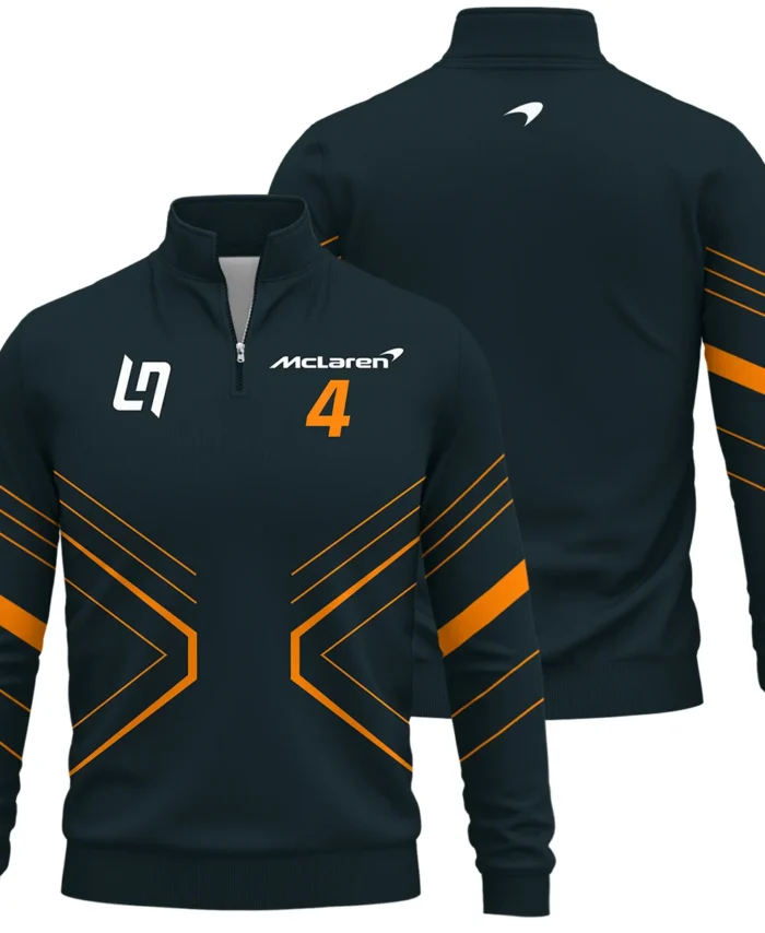 Lando Norris McLaren F1 Quarter-Zip Sweatshirt All Over Prints BLMCL10425A3QTZ