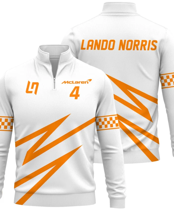 Lando Norris McLaren F1 Quarter-Zip Sweatshirt All Over Prints BLMCL10425A4QTZ