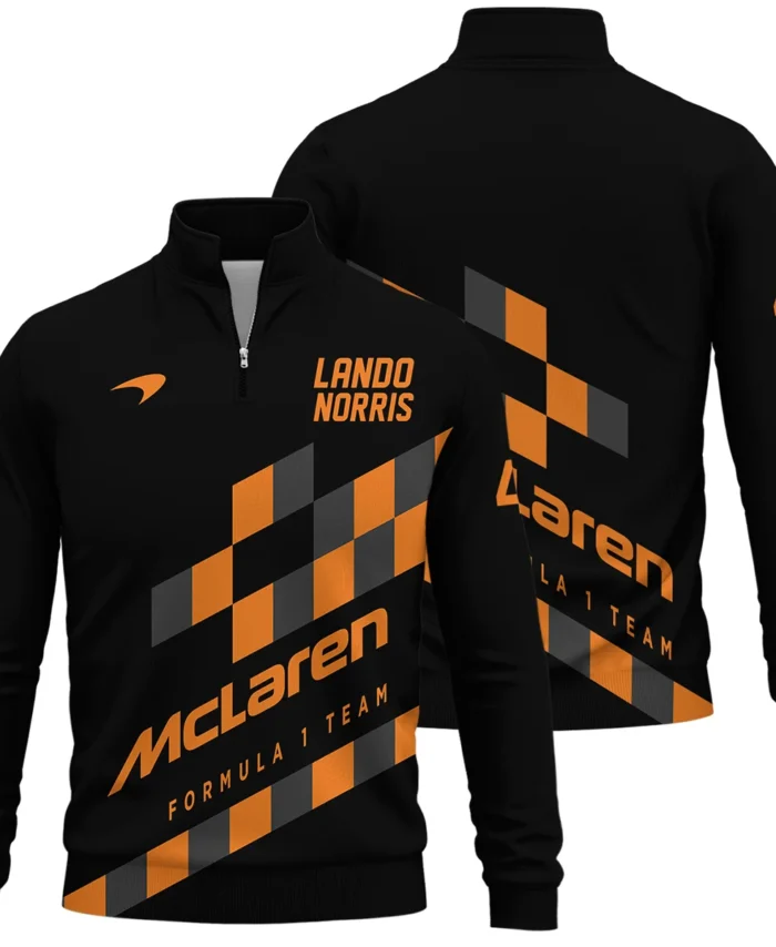 Lando Norris McLaren F1 Quarter-Zip Sweatshirt All Over Prints BLMCL10425A6QTZ