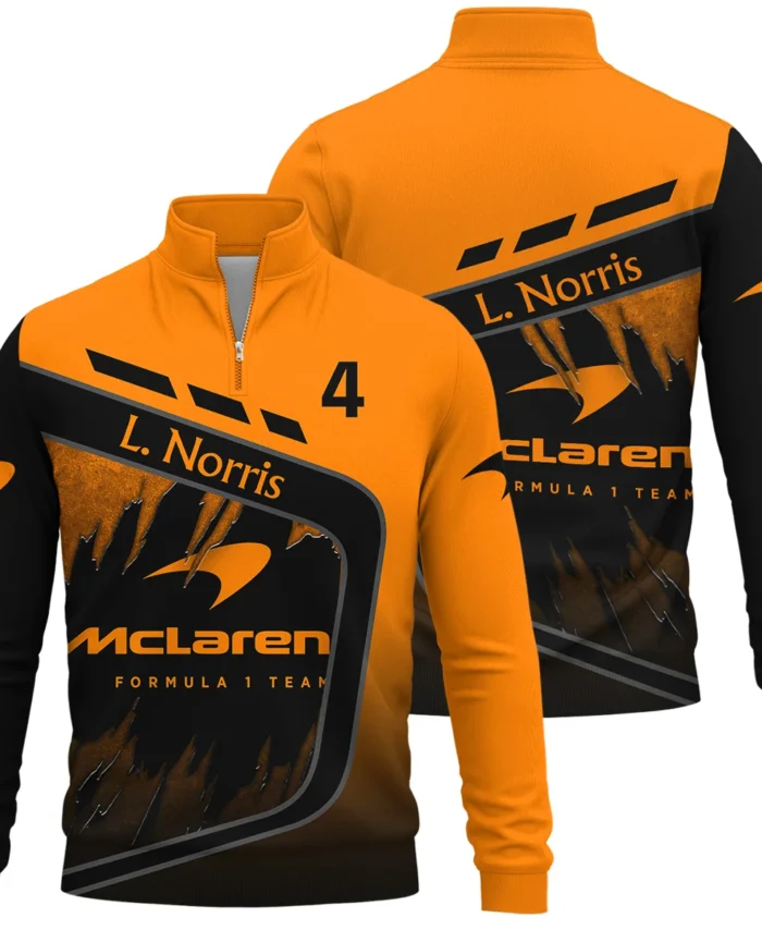 Lando Norris McLaren F1 Quarter-Zip Sweatshirt All Over Prints BLMCL3425A1QTZ