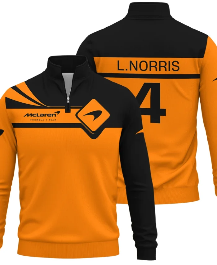 Lando Norris McLaren F1 Quarter-Zip Sweatshirt All Over Prints BLMCL5525A2QTZ