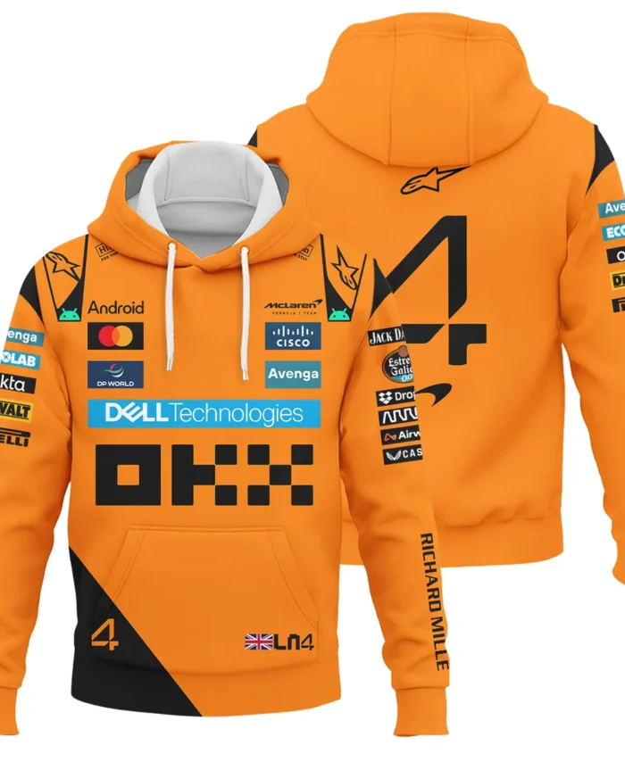 Lando Norris McLaren Formula One Exclusive Hoodie BLF1180525A1HD
