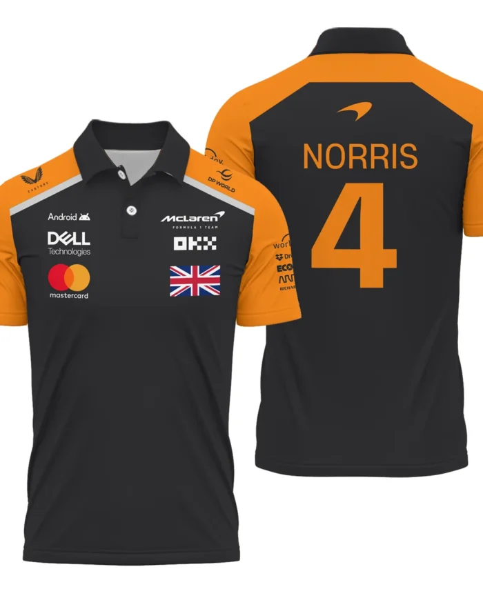 Lando Norris McLaren Formula One Exclusive Logo Polo Shirt BLF1290325A2MCLPL