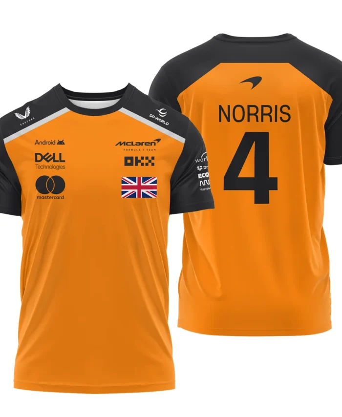 Lando Norris McLaren Formula One Exclusive Logo T-Shirt BLF1290325A1MCLTS