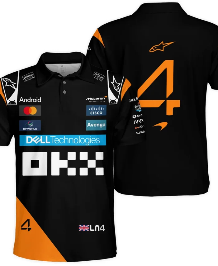 Lando Norris McLaren Formula One Exclusive Polo Shirt BLF1180525A2PL