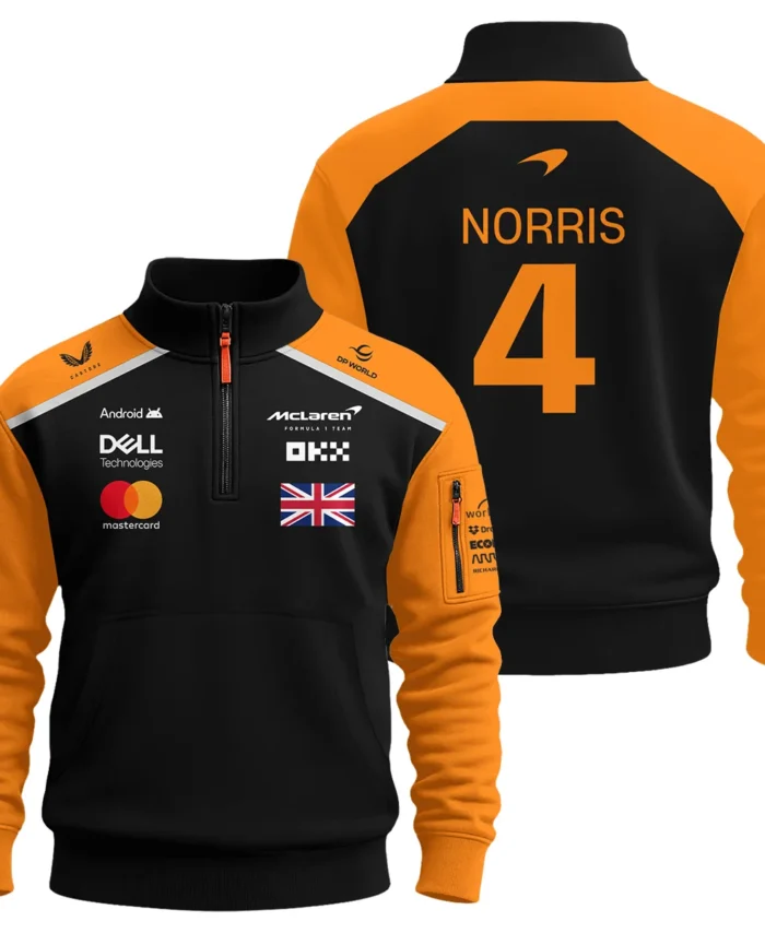 Lando Norris McLaren Formula One Exclusive Sweatshirt Zipper BLF1290325A2MCLSHZ