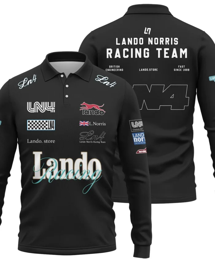 Lando Norris Racing Long Polo Shirt BLVALN051225A7LPL