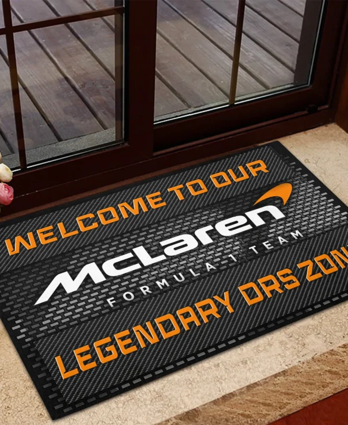 Legendary DRS Zone McLaren F1 Rubber Base Doormat - All Over Print BLF1139A3MCL