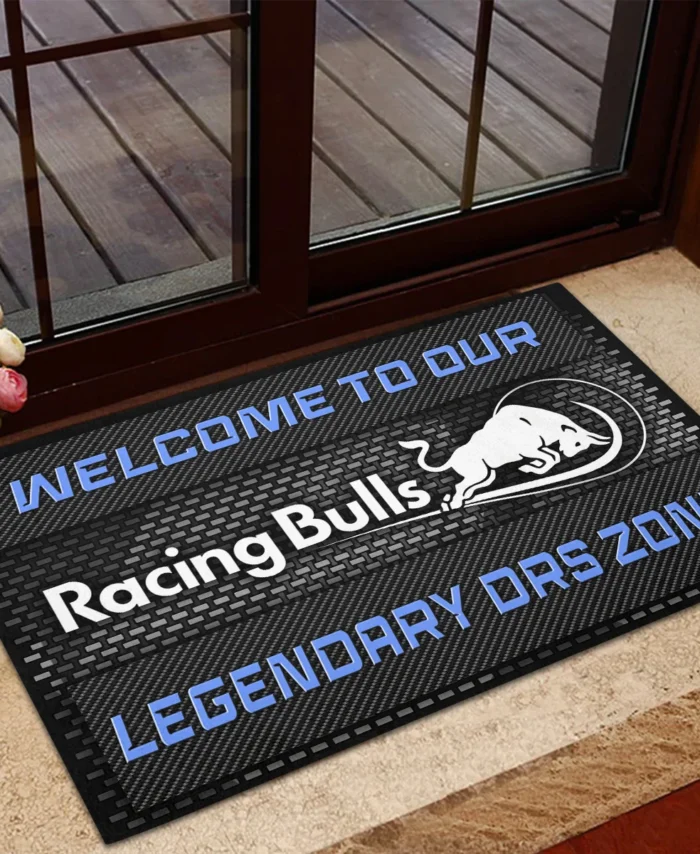 Legendary DRS Zone Racing Bulls F1 Rubber Base Doormat - All Over Print BLF1139A3RAC
