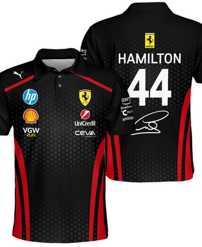 LH44 Prancing Horse Team - Polo Shirt BLH281025A1PL