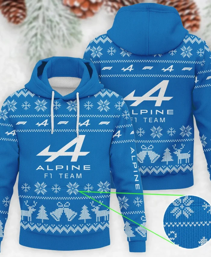 Limited Edition Alpine Formula 1 - Knitted Hoodie BLVAF12209250A4ALP