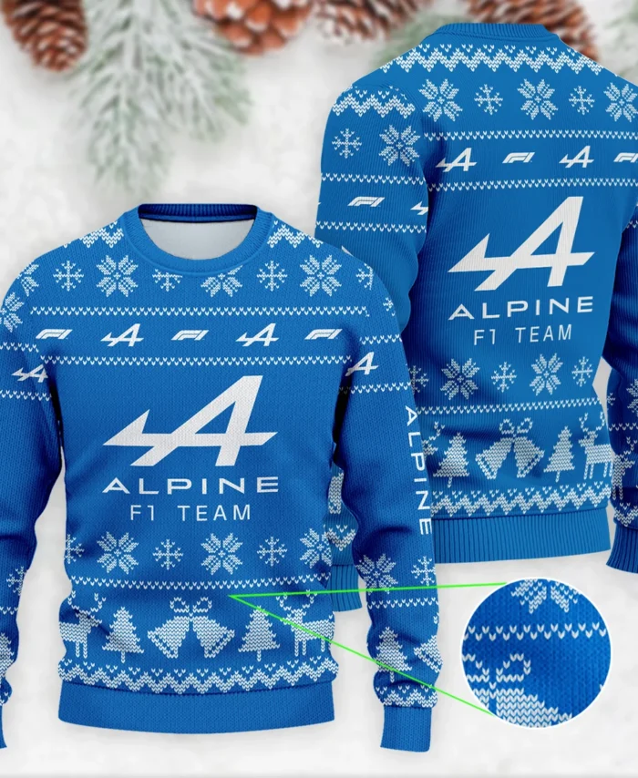 Limited Edition Alpine Formula 1 - Ugly Sweater BLVAF1220925A4ALP
