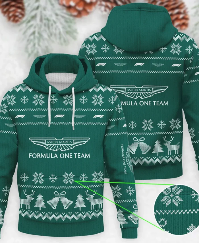 Limited Edition Aston Martin Formula 1 - Knitted Hoodie BLVAF12209250A4AM