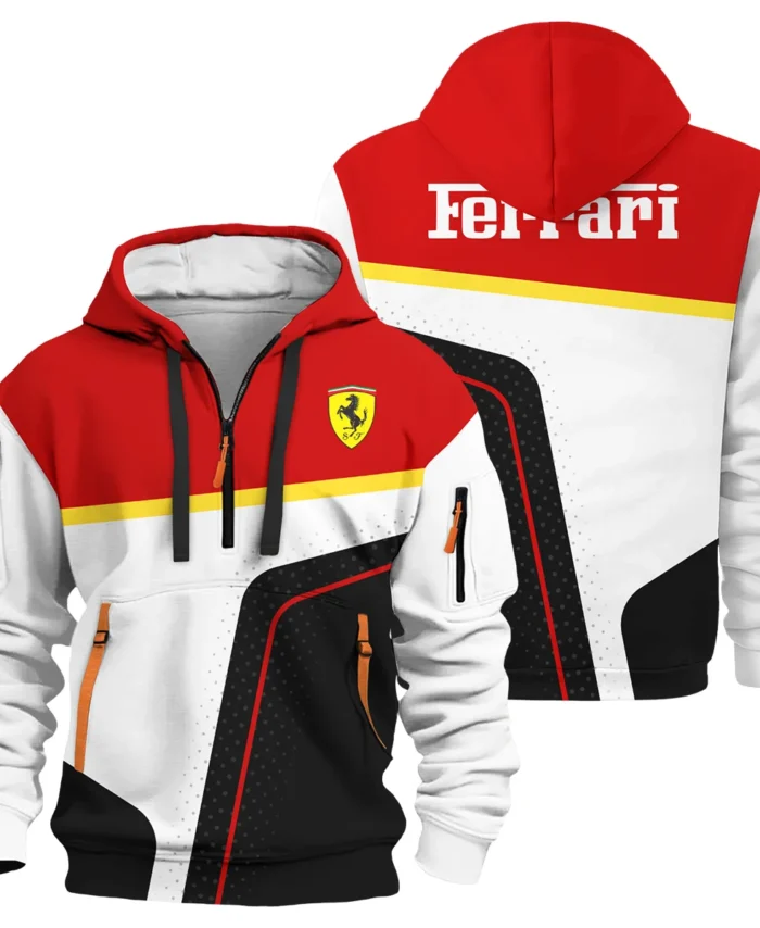 Limited Edition Ferrari F1 Hoodie Half Zip BLFRR15925A1HDF