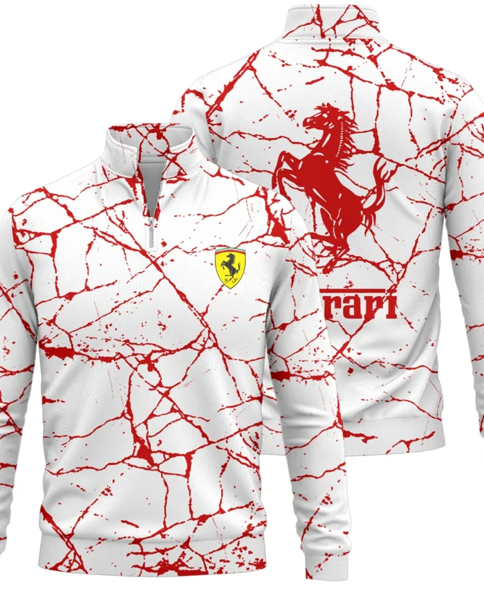 Limited Edition Ferrari F1 Quarter-Zip Sweatshirt BLFRR15925A2QZS